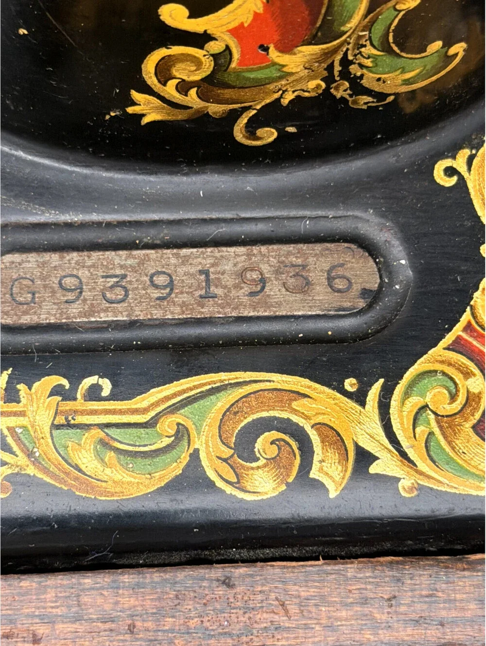1922 Singer Model 128 La Vencedora Portable Sewing Machine No Power Cord